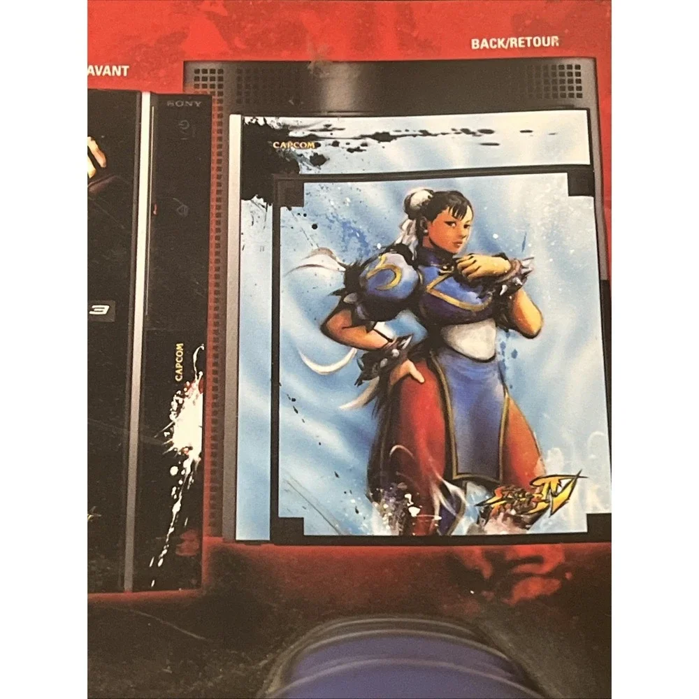 Collector Edition Street Fighter Controller Faceplates + Console Skinz Set Of 2